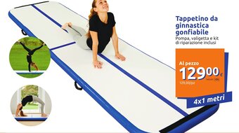 Tappetino da ginnastica gonfiabile