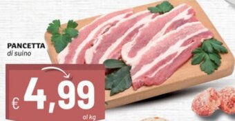 Sisa Pancetta di suino offerta