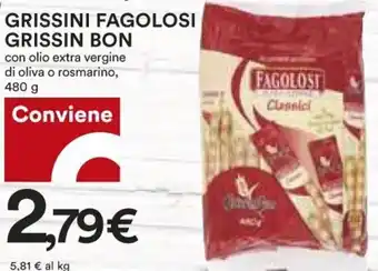 Coop Grissini Fagolosi Grissin Bon 480g offerta