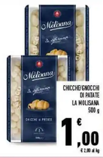 Conad La Molisana Chicche/Gnocchi Di Patate 500 g offerta