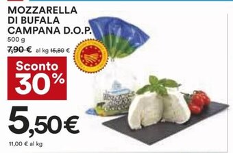Coop Mozzarella di Bufala Campana D.O.P 500g offerta