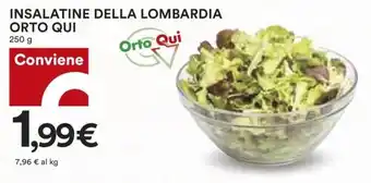 Coop Orto Qui Insalata Della Lombardia 250g offerta
