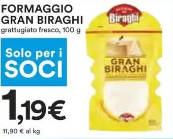 Coop Biraghi Formaggio Gran 100g offerta