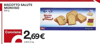 Coop Biscorro Salute Monviso 500g offerta