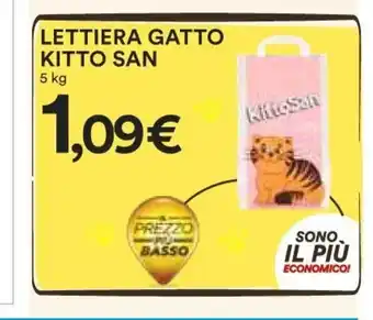 Coop Lettiera Gatto Kitto San 5 kg offerta