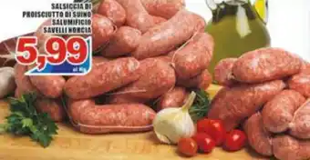 Sacoph Salsiccia di Proisciutto di Suino Salumificio Save;;o Norcia offerta