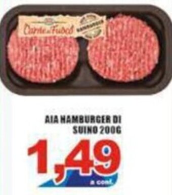 Sacoph Aia Hamburger di Suino 200g offerta
