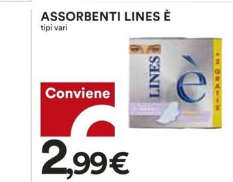 Coop Assorbenti Lines È offerta