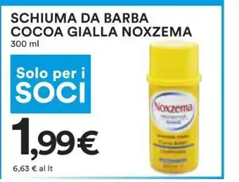 Coop Schiuma Da Barba Cocoa Gialla Noxzema 300ml offerta