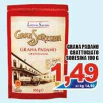 Sacoph Grana Padano Grattugiato Soresina 100 g offerta