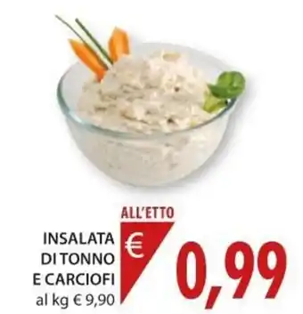 Mercatò Extra Insalat di Tonno E Carciofi offerta