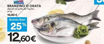 Coop Branzino O Orata offerta