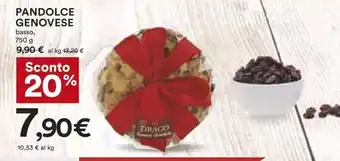 Coop Pandolce Genovese basso, 750g offerta