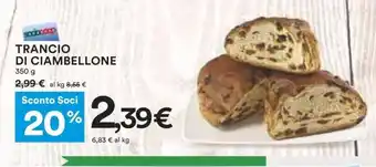 Coop Trancio Di Ciambellone 350g offerta