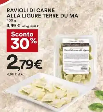 Coop Ravioli Di Carne Alla Ligure Terre Du Ma 400g offerta