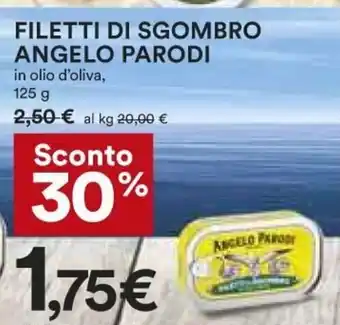 Coop Filetti Di Sgombro Angelo Parodi 125 g offerta