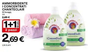 Ipercoop Chanteclair Ammorbidente I Concentrati 50 lavaggi 1 lt offerta