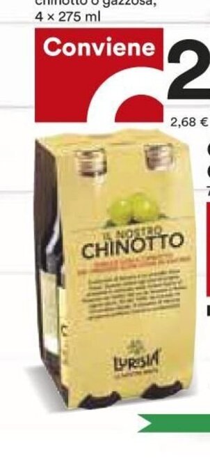 Coop Bibite Lurisia 4 x 275 ml offerta