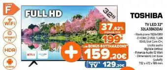 Expert Toshiba TV Led 32" 32LA3B63DAI offerta