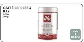 Coop Caffè Espresso ILLY lattina, 250 g offerta