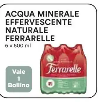 Coop Acqua Minerale Effervescente Naturale Ferrarelle 6x500 ml offerta