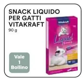 Coop Snack Liquido Per Gatti Vitakraft 90g offerta