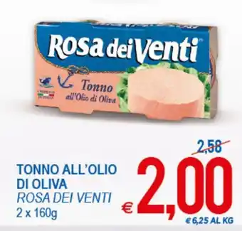 MD Discount Tonno All 'Olio Di Oliva Rosa Dei Venti 2 x 160g offerta