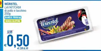 Würstel La Fattora di pollo e tacchino 250g