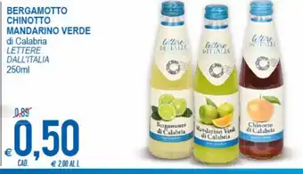 MD Discount Bergamotto Chinotto Mandarino Verde 250ml offerta