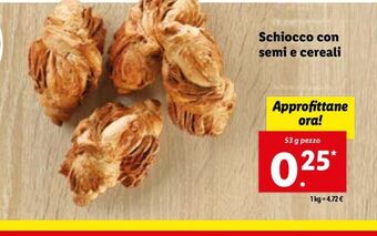 Lidl Schiocco con semi e cereali offerta