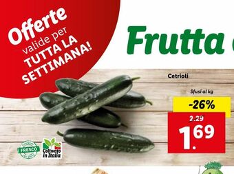 Lidl Cetrioli offerta