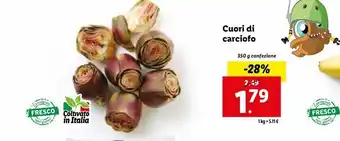Lidl Cuori di carciofo 350g offerta