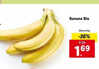 Lidl Banane bio offerta