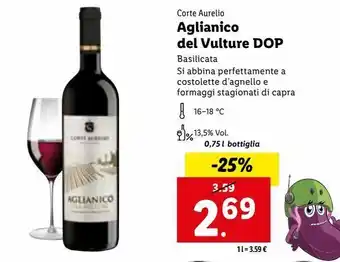 Aglianico del vulture dop  0,75l