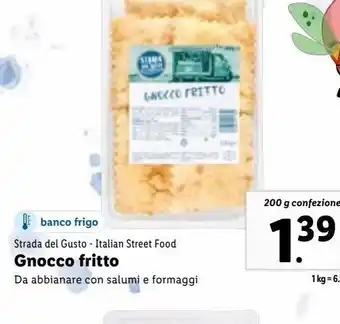 Lidl Gnocco fritto 200g offerta