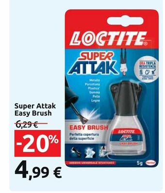 Carrefour Market Super attak easy brush offerta