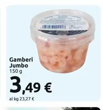 Gamberi jumbo 150 g