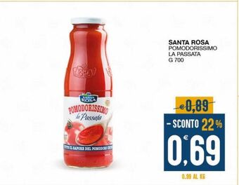 SeBón Supermercati Santa rosa offerta