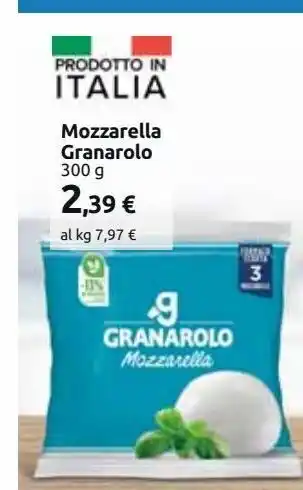 Carrefour Market Mozzarella granarolo 300 g offerta