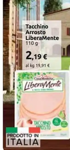 Carrefour Market Tacchino arrosto libera mente 110 g offerta