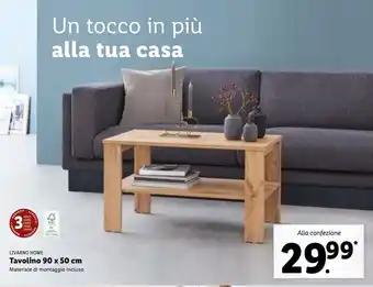 Lidl Tavolino 90x50cm offerta