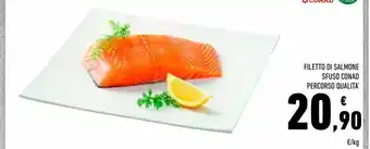 Conad Filetto di salmone sfuso conad percorso qualita offerta
