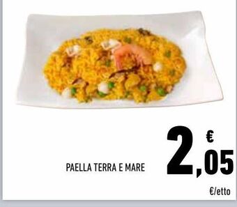 Conad Paella terra e mare offerta