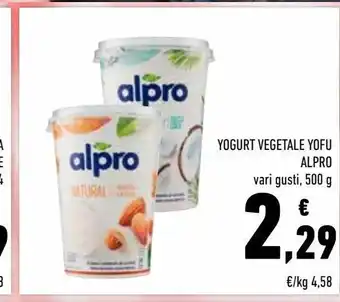 Yogurt vegetale yofu alpro