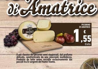 Conad Pecorino di amatrice offerta