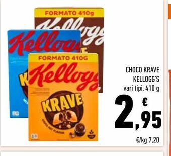 Conad Choco krave kellogg's vari tipi , 410 g offerta