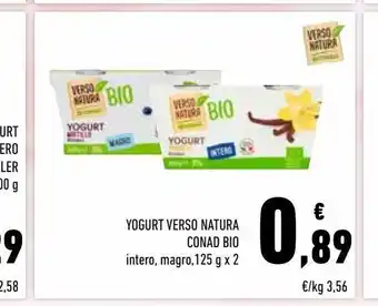 Conad Yogurt verso natura conad bio offerta
