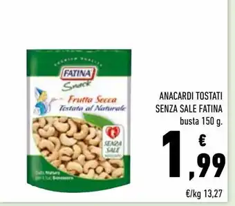 Anacardi tostati senza sale fatina