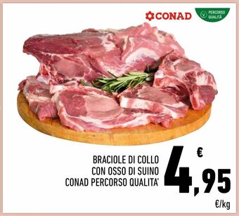 Conad Superstore Braciole di collo con osso di suino conad percorso qualità offerta