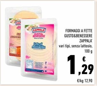 Conad Superstore Formaggi a fette gusto & benessere zappalà offerta